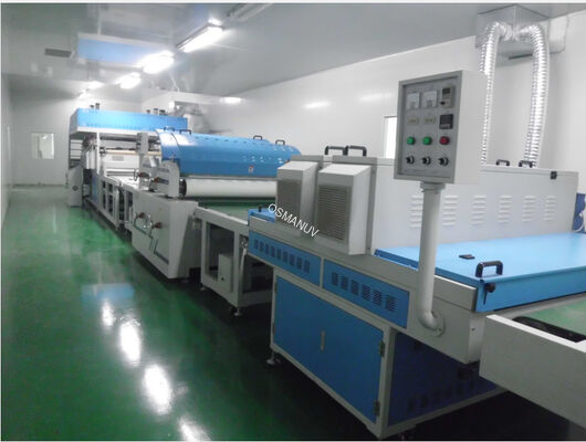 Varnish Coating Uv Painting Machine 2.5m PVC Conveyor