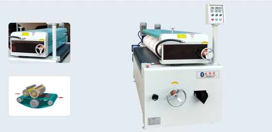 W620mm 3.75KW معدات طلاء الأسطوانة / آلة طلاء الأشعة فوق البنفسجية للخشب
