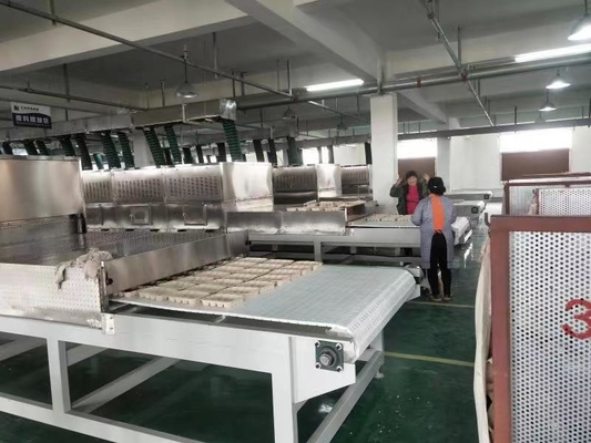 مجفف الميكروويف الصناعي للغداء صندوق ورق وعاء بطاقة