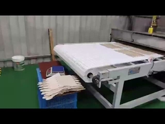 17530mm × 1600mm × 1100mm مجفف الميكروويف الفراغية للسيطرة الدقيقة على درجة الحرارة عند 80C