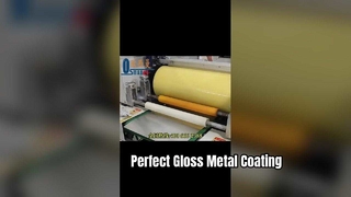 آلة طلاء الأسطوانة للصفائح المعدنية عالية اللمعان